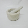 White Marble Mortar and Pestle 12x10cm